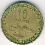 Французская территория афаров и исса, 10 франков (1969–1975 г.)