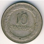 Колумбия, 10 сентаво (1945–1947 г.)