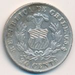 Chile, 20 centavos, 1879–1893