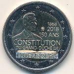 Luxemburg, 2 euro, 2018