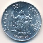 Vatican City, 10 lire, 1960–1962