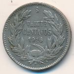 Chile, 20 centavos, 1916