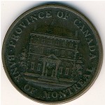 Монреаль, 1/2 пенни (1842–1845 г.)