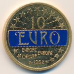 Europe., 10 euro, 1998