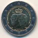 Люксембург, 2 евро (2014 г.)