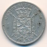 Бельгия, 1 франк (1866–1886 г.)