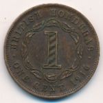 Британский Гондурас, 1 цент (1914–1936 г.)