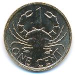 Сейшелы, 1 цент (2012–2014 г.)