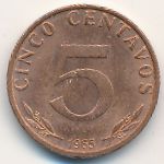 Боливия, 5 сентаво (1965–1970 г.)