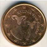 Кипр, 1 евроцент (2008–2020 г.)