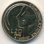 San Marino, 20 lire, 1998