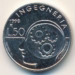 San Marino, 50 lire, 1998