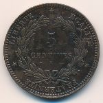 France, 5 centimes, 1871–1878