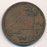 Новая Зеландия, 1 пенни (1875 г.)