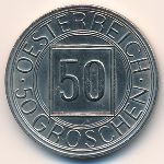 Austria, 50 groschen, 1934