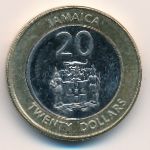 Jamaica, 20 dollars, 2008–2018