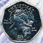 Isle of Man, 50 pence, 2003–2008