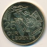 Australia, 25 cents, 2016