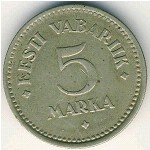 Estonia, 5 marka, 1924