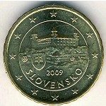 Словакия, 10 евроцентов (2009–2013 г.)
