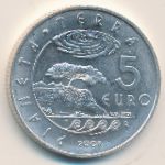 San Marino, 5 euro, 2008