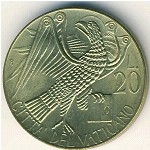 Vatican City, 20 lire, 1985