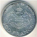 Monaco, 100 francs, 1982