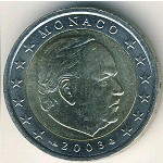 Монако, 2 евро (2001–2004 г.)