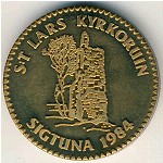 Sweden., 10 kronor, 1984