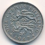Cyprus, 1 shilling, 1947