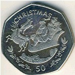 Гибралтар, 50 пенсов (1997 г.)