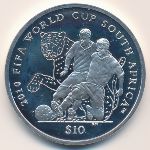 Virgin Islands, 10 dollars, 2009–2010