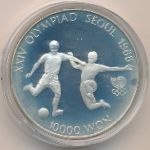 South Korea, 10000 won, 1988