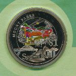 Singapore, 1 dollar, 2008