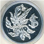 Каймановы острова, 1 доллар (1972–1982 г.)