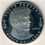 Маршалловы острова, 5 долларов (1993 г.)