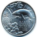 Гавайские острова, 1 доллар (1992 г.)