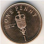 Гибралтар, 1 пенни (2005–2009 г.)