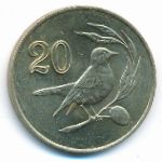Кипр, 20 центов (1985–1988 г.)