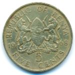 Кения, 5 центов (1966–1968 г.)