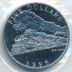 Маршалловы острова, 5 долларов (1996 г.)