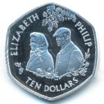 East Caribbean States, 10 dollars, 2007