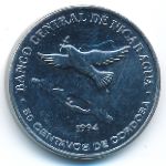 Nicaragua, 50 centavos, 1994