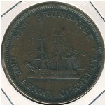 Нью-Брансуик, 1 пенни (1854 г.)