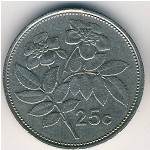 Мальта, 25 центов (1991–2007 г.)