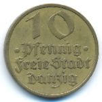 Данциг, 10 пфеннигов (1932 г.)
