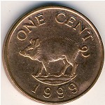 Бермудские острова, 1 цент (1999–2008 г.)