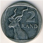 South Africa, 2 rand, 1996–2000