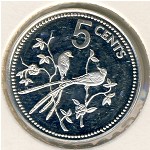 Белиз, 5 центов (1975–1981 г.)