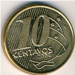 Бразилия, 10 сентаво (1998–2002 г.)